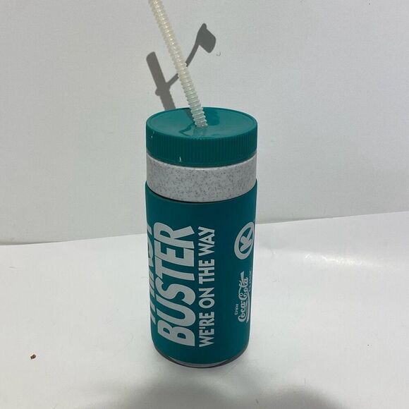 Vintage circle K Coca-Cola "thirst Buster - We're On The Way" Cup with Straw Coo - Picture 1 of 6